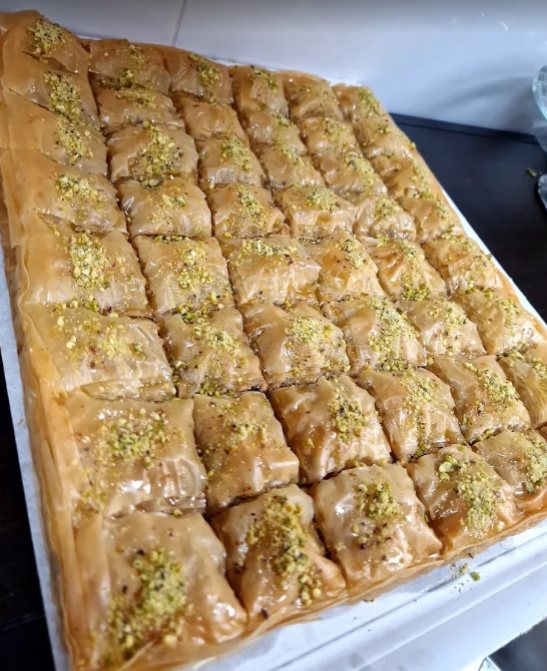 Bandeja de baklawa