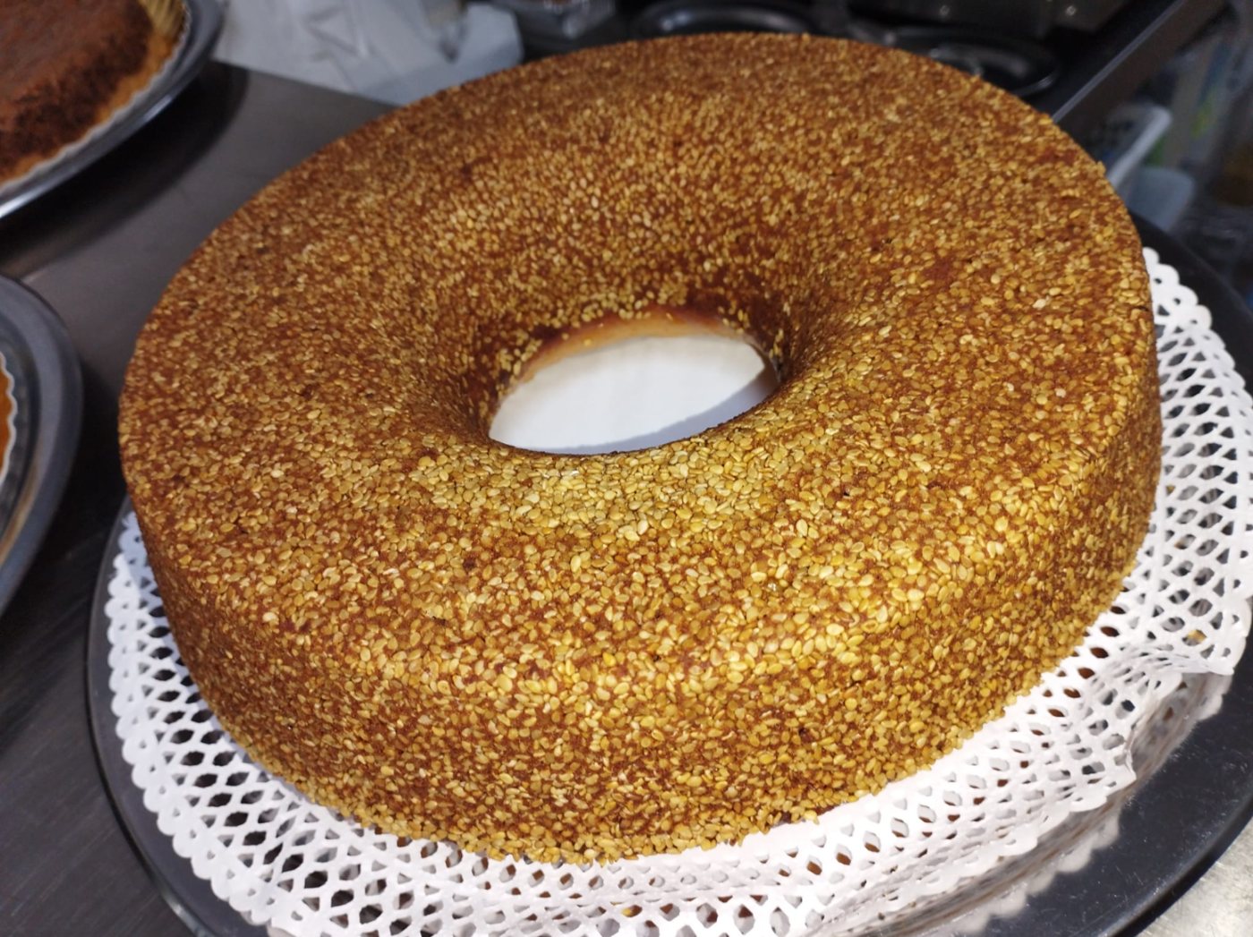 Bizcocho de naranja con dátiles