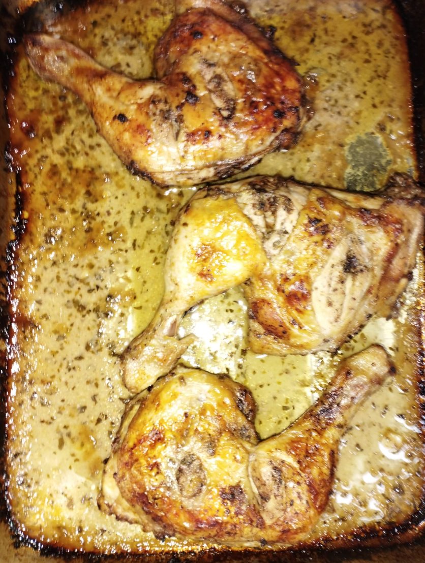 Pollo con hierbas